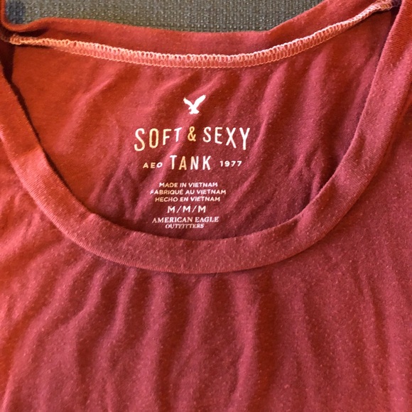 Burnt orange soft and sexy tank - Picture 2 of 2